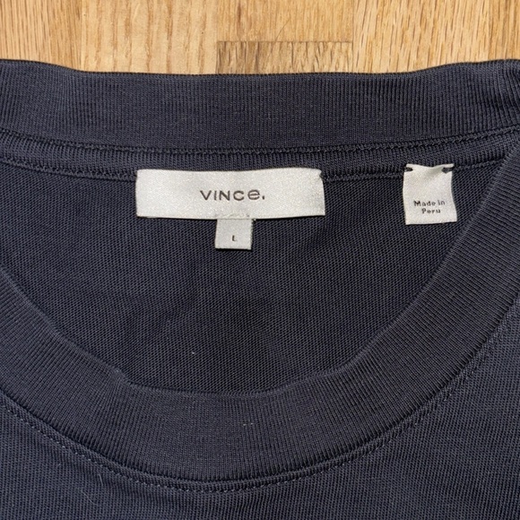 Vince Short Sleeve Tie Waste T-Shirt Dress Cotton Pullover - Picture 2 of 7